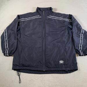 Easton Hockey Jacket Mens Medium NHL‎ Hockey Coach Zip Up Polyester Full Zip